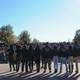 Members of the Concerned Student 1950 movement speak to the crowd of students on the campus of the University of Missouri in Columbia on Nov. 9, 2015. Students were celebrating the resignation of school President Tim Wolfe.
Michael B. Thomas/Getty Images